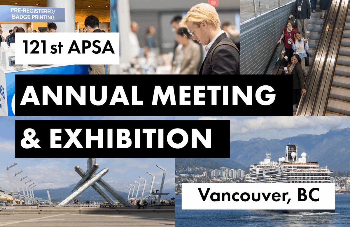APSAtweets's tweet image. Read the latest issue of APSA&apos;s #PoliticalScienceToday member magazine. In this edition, APSA features important member news, spotlights, books by APSA members, and other highlights from across the discipline!

Read about the 121st APSA Annual Meeting: buff.ly/jT6BBqA