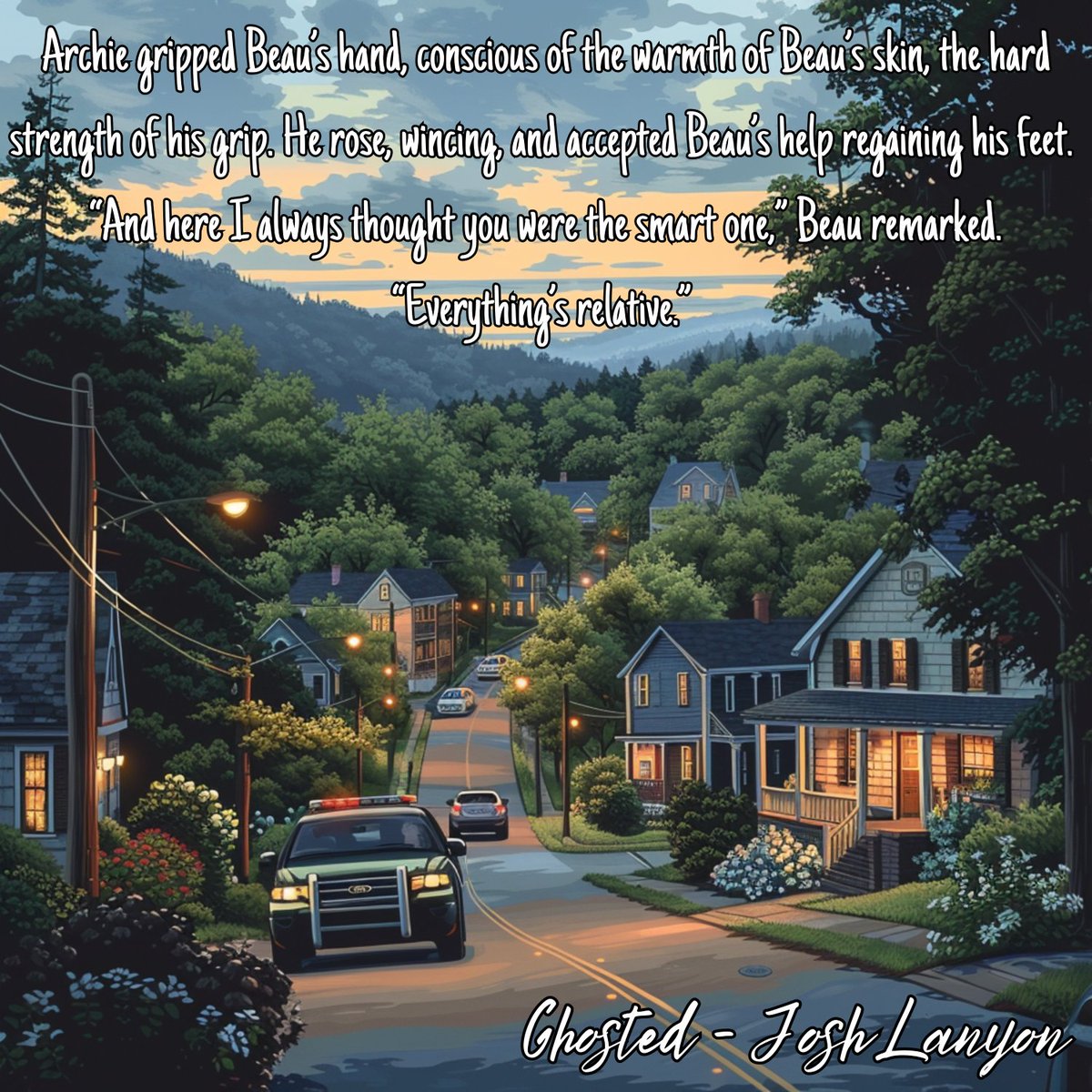 JoshLanyon's tweet image. 💣👻Recovering from injuries sustained in the line of duty, FBI Special Agent Archie Crane finds himself suspected of homicide by his police chief ex  💀💔GHOSTED amzn.to/40X63LV  #GayMystery #MMRomance #secondchanceromance