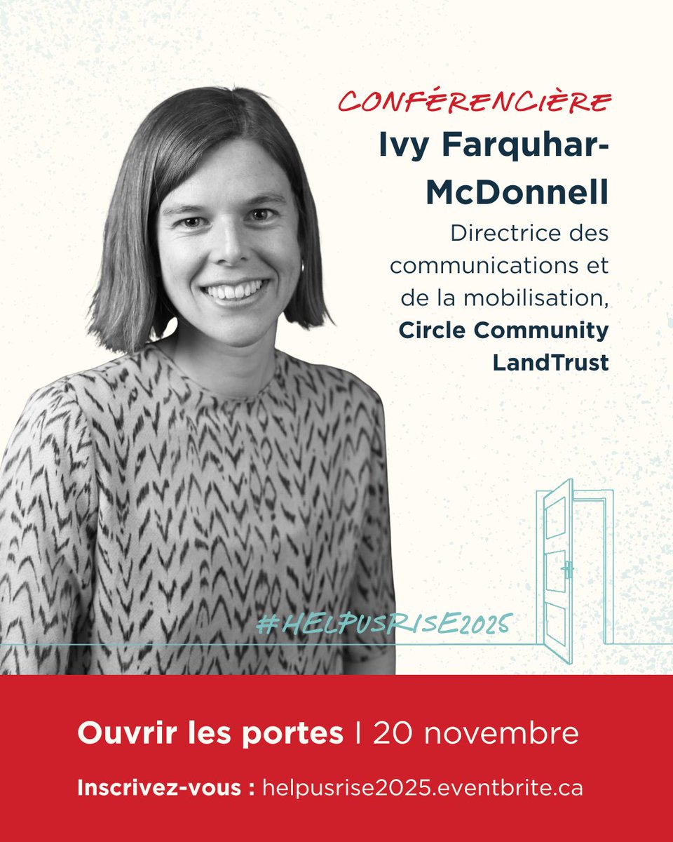Meet the Speaker: Ivy Farquhar-McDonnell, Director of Communications &amp; Engagement at Circle Community LandTrust.
A dedicated community builder, Ivy leads tenant-centred communications and engagement that support wellbeing and inclusion for 600+ households.

Join us for Opening
