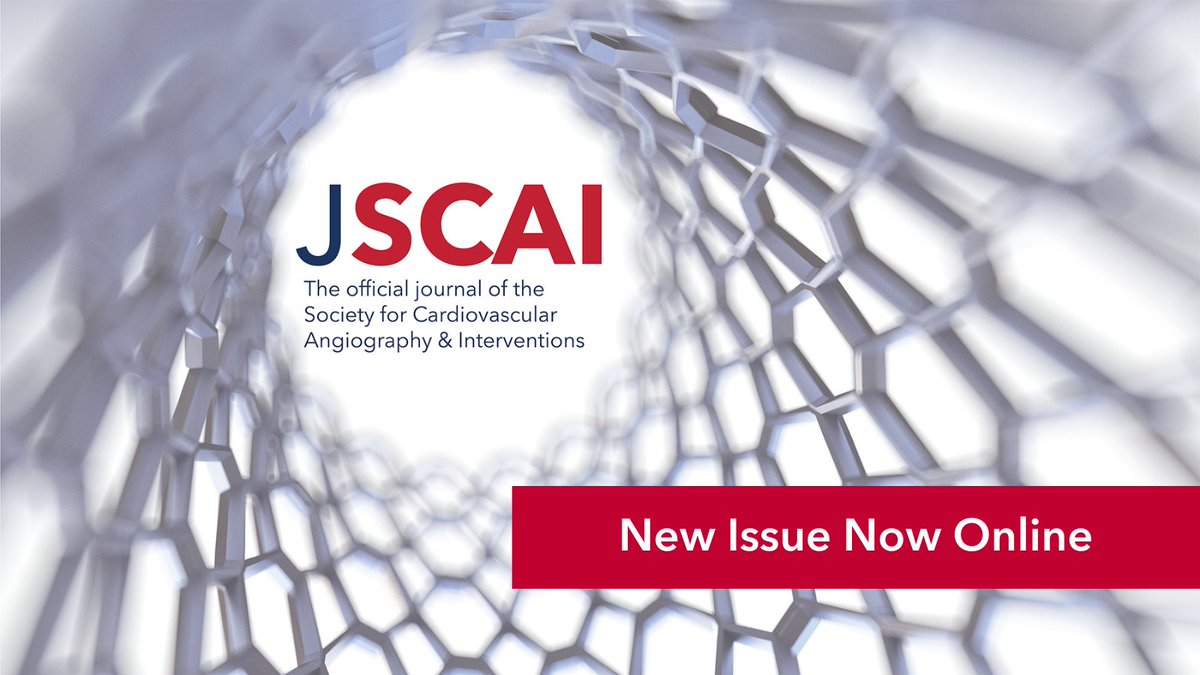 SCAI's tweet image. 🔬Catch up on the latest #InterventionalCardiology #research in @MyJSCAI. The November issue is now available.

Explore the latest edition ➡️ jscai.org/current