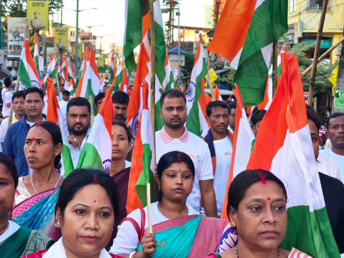 GouravPaulBJP's tweet image. আজ সরদার বল্লভভাই প্যাটেল-এর সার্ধ-শতবর্ষ পূর্তী উপলক্ষে &quot;একতা পদযাত্রা&quot; আলিপুরদুয়ার শহরের রাজপথে...

#follower 
#highlight
#UnityMarch