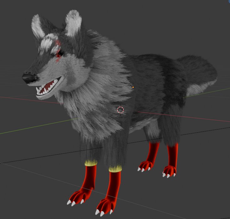 The fur is looking kinda clean. Proud of the progress I made on it. Still need to fix that head of his and the legs.

#indiedev #indiegame #IndieGameDev #gamedev #gamedevelopment #gamedevs #GameDesign