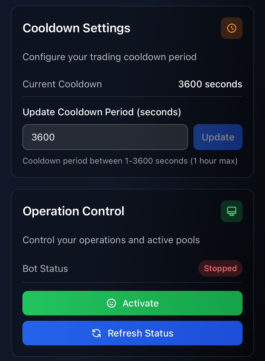 InterLinkAll's tweet image. 🚨 ECHOLINK JUST DROPPED THE ULTIMATE CHART WEAPON 🚨  

Say goodbye to ghost-town charts and sleeping tokens!  @EchoLinkTech 

🔥 NEW FEATURE: TRADE SPACING TIMER 🔥  
You can now set automatic delays between buys/sells from seconds all the way up to 1 HOUR apart!  

What does…