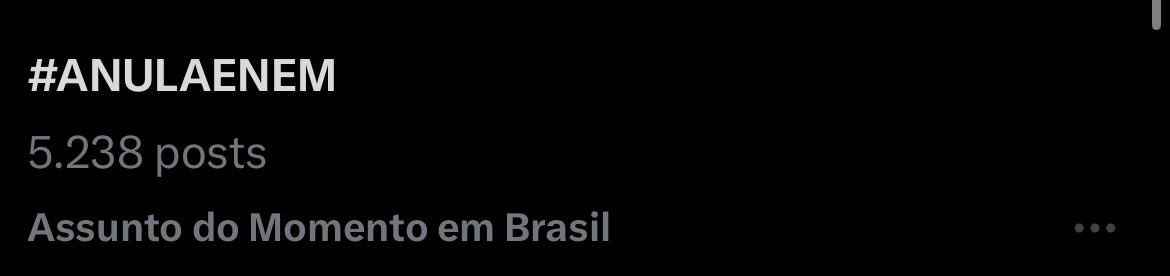 qual curso que vocês querem?

#ANULAENEM