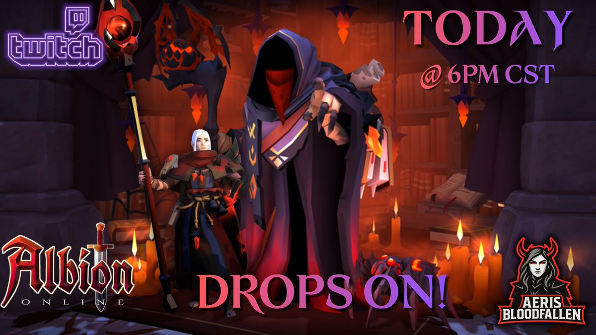 Happy Tuesday everyone! I wanted to thank you all for all the support lately. You all have been amazing raiding in, chatting, and lurking with me. Tonight we are getting back into <a href="/albiononline/">Albion Online</a> and potentially trying something new instead of just gathering! Cant wait to see you