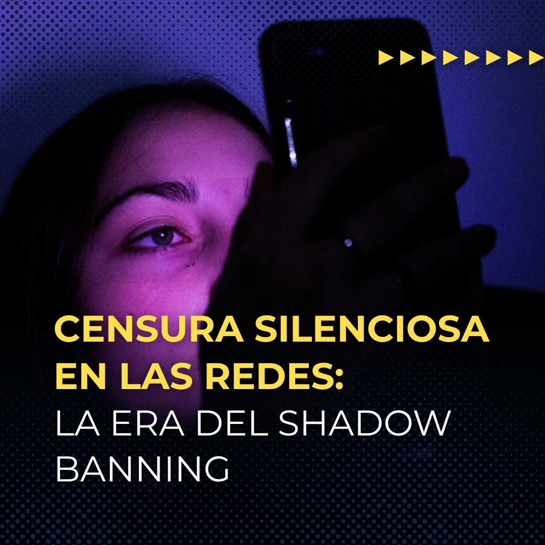 anunm_oficial's tweet photo. ❌SHADOW BANNING: un problema a escala mundial

🔇Publicaciones y perfiles que desaparecen del radar de los usuarios. El shadow banning funciona como una forma de censura de la digitalidad más silenciosa y difícil de identificar.

Enterate más⬇️
https://t.co/NhOy8cI4ym https://t.co/btBCmJ9oK6