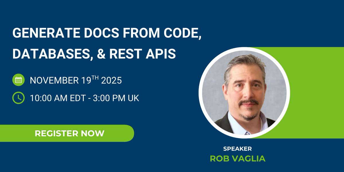 contiem_'s tweet image. Our next webinar Generate Docs from Code, Databases, &amp;amp; REST APIs, shows users how HelpStudio Suite can generate complete help systems directly from your codebase, database, or web service.

Register now: bit.ly/447BNi6 

#TechnicalDocumentation #HelpStudioSuite #Contiem