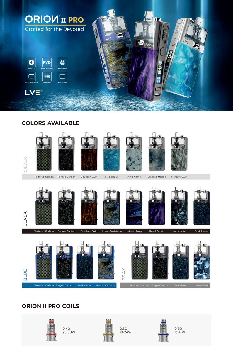 Custom_Vapes's tweet image. Orion II Pro, OneOrion RBA &amp;amp; Dot V3 🤩 - mailchi.mp/custom-vapes/s…