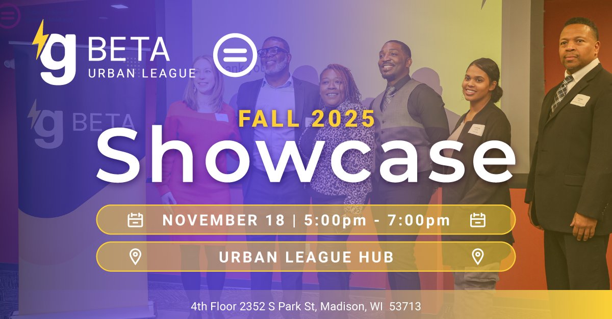 🔥 TONIGHT at the Hub! 🚨

The gBETA Urban League Showcase is happening from 5–7 PM. Come through, meet founders, and celebrate innovation with us. 🙌🏾

📅 Nov 18 | 📍2352 S. Park St.
🔗RSVP: airtable.com/appSgGV5aIBGd3…