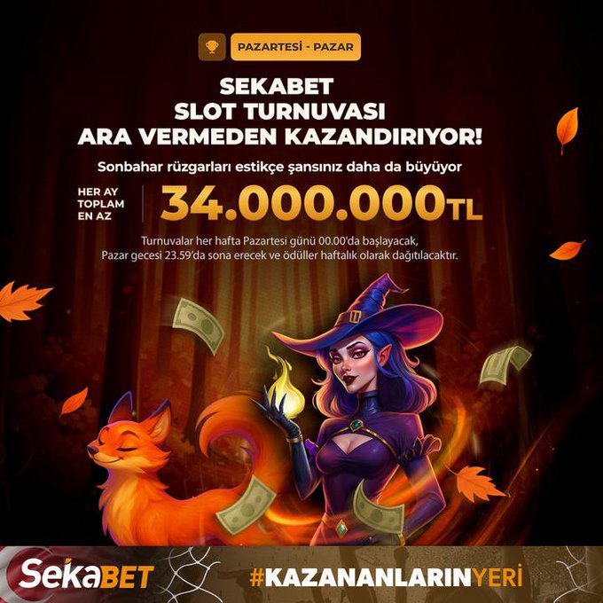 📣 SEKABET SLOT TURNUVASINDA MİLYONLARCA TL ÖDÜL SİZİN OLACAK!

Güncel Giriş : cutt.ly/SekaBet