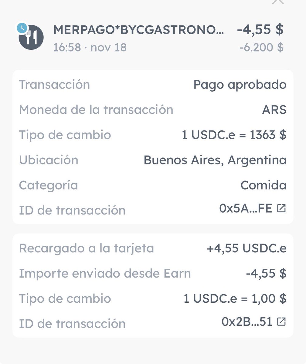 diego_defi's tweet image. 🍻 Día 2 de #Devcon2025 también una birrita
  
Pagada con @gnosispay 

¡Y me devuelven dentro de unos días  **2% cashback en GNO**! 🎉
