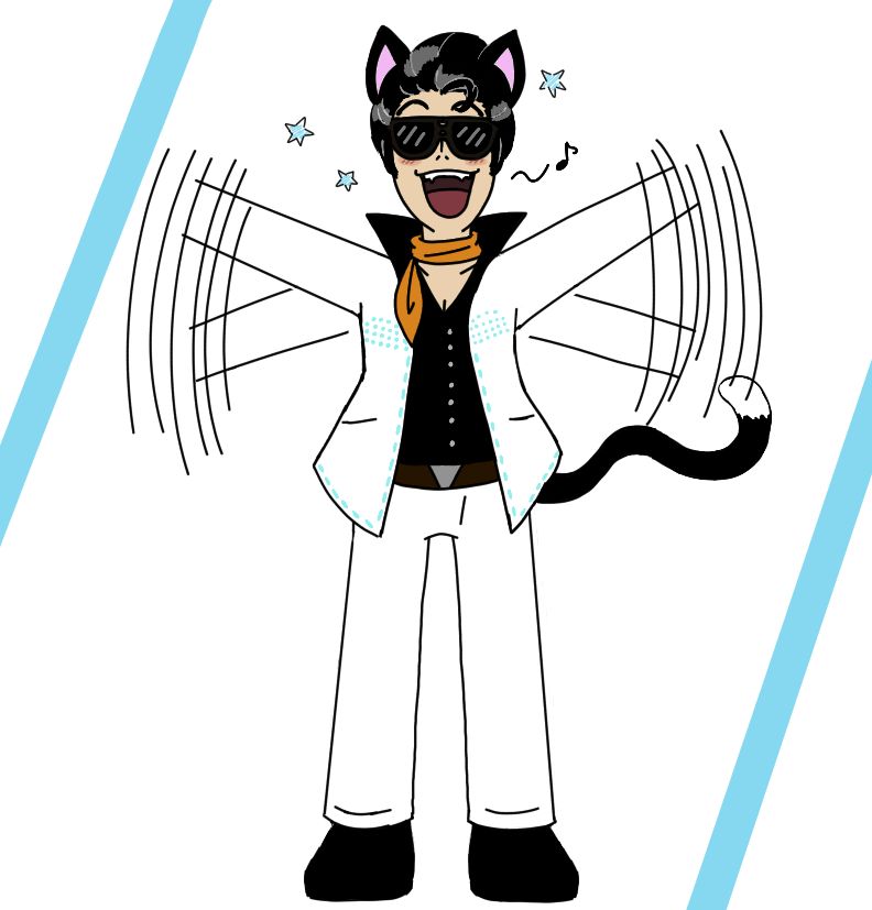 Clouded_Kokoro's tweet image. Cat with a dog personality 

#ocart
#originalcharacterart