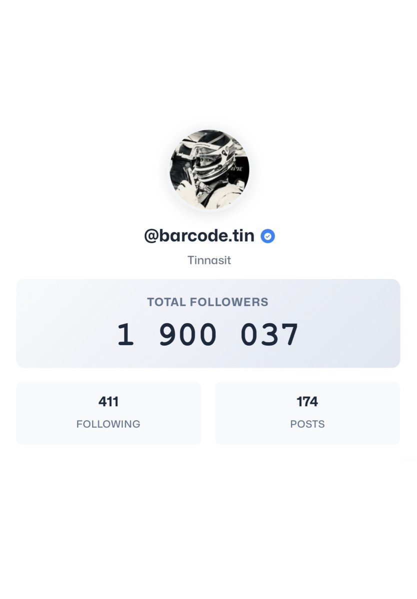 JeffBarcode_FR's tweet image. 💜Congratulations | Barcode has just reached 1.9 million followers on its Instagram, let&apos;s celebrate!!🎉

#barcodetin #unit #tinnasit