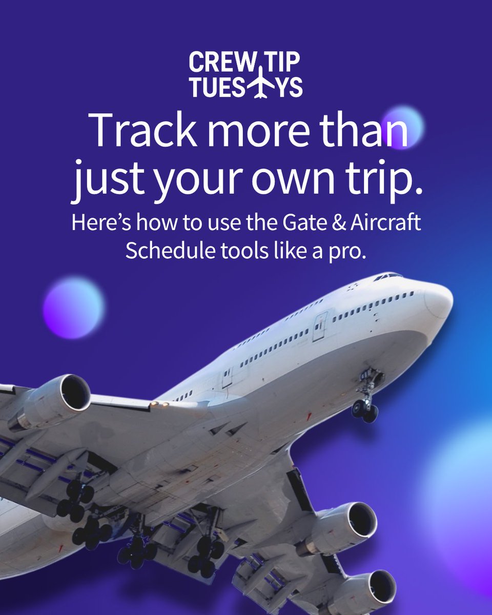 flightcrewview's tweet image. 🛫 Track more than your own trip:
✅ Tap Gate Info means gate schedule
✅ Tap Tail Number means aircraft routing &amp;amp; crew list

FCV helps you stay ahead, even before dispatch.

#CrewTipTuesday #FlightCrewView #CrewTools