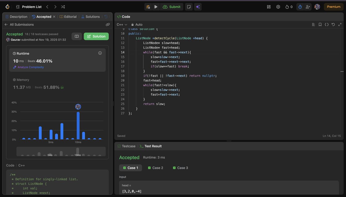 Gaurav71205's tweet photo. Day completed! 🚀
Finished A2Z DSA – Step 6, Lecture 3 for the #TUFWinterArc grind.
Staying consistent, staying focused. 💪🔥
Shoutout to @striver_79 &amp; @takeUforward for the amazing roadmap!
On to the next step ➡️
#DSA #CodingJourney #ProblemSolving #TechCareer https://t.co/39h8NaK3aw