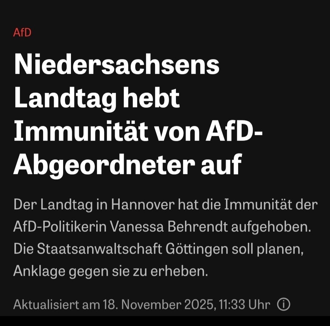 Hättest du dich mal besser impfen lassen, <a href="/MdlBehrendt/">Vanessa Behrendt MdL</a>. 🤣