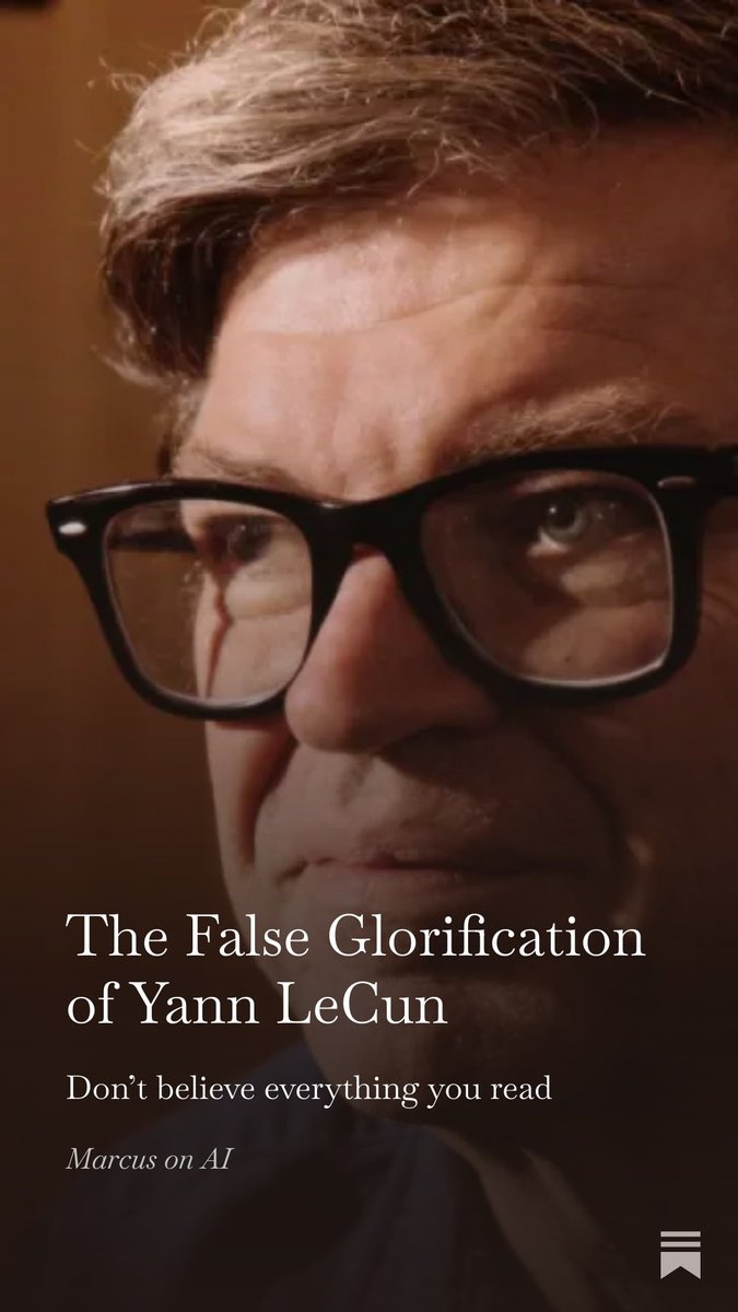 RT @GaryMarcus: Por que considero Yann LeCun desonesto e pouco acadêmico, com provas.
Muitos e muitos recibos.