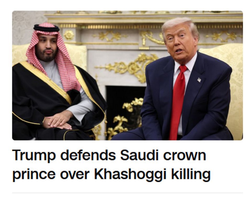 WHY ISNT HE WEARING A SUIT!?!
DID HE EVEN SAY THANK YOU?!?! 
GOBBLESSS 
Honestly I don’t know how anyone can defend our pedo in chief. He’ll blow anyone who pays him… bubba included 
#TrumpisaNationalDisgrace 
#Trump