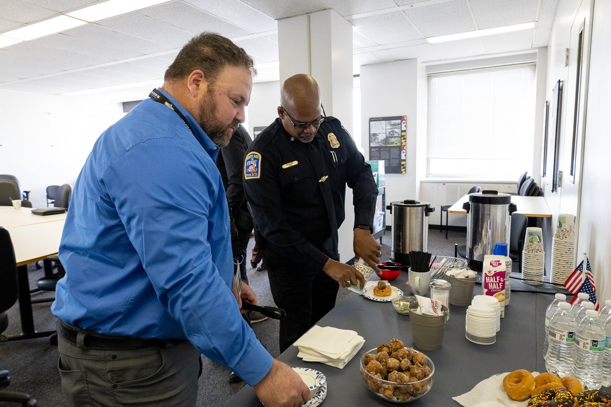 MCPAlert's tweet image. Last week, Secretary Atif Chaudhry invited DGS veterans for coffee and camaraderie to show appreciation for their service! Thank you to all our veterans for bringing the same dedication, leadership, and expertise from serving the country to serving Maryland.