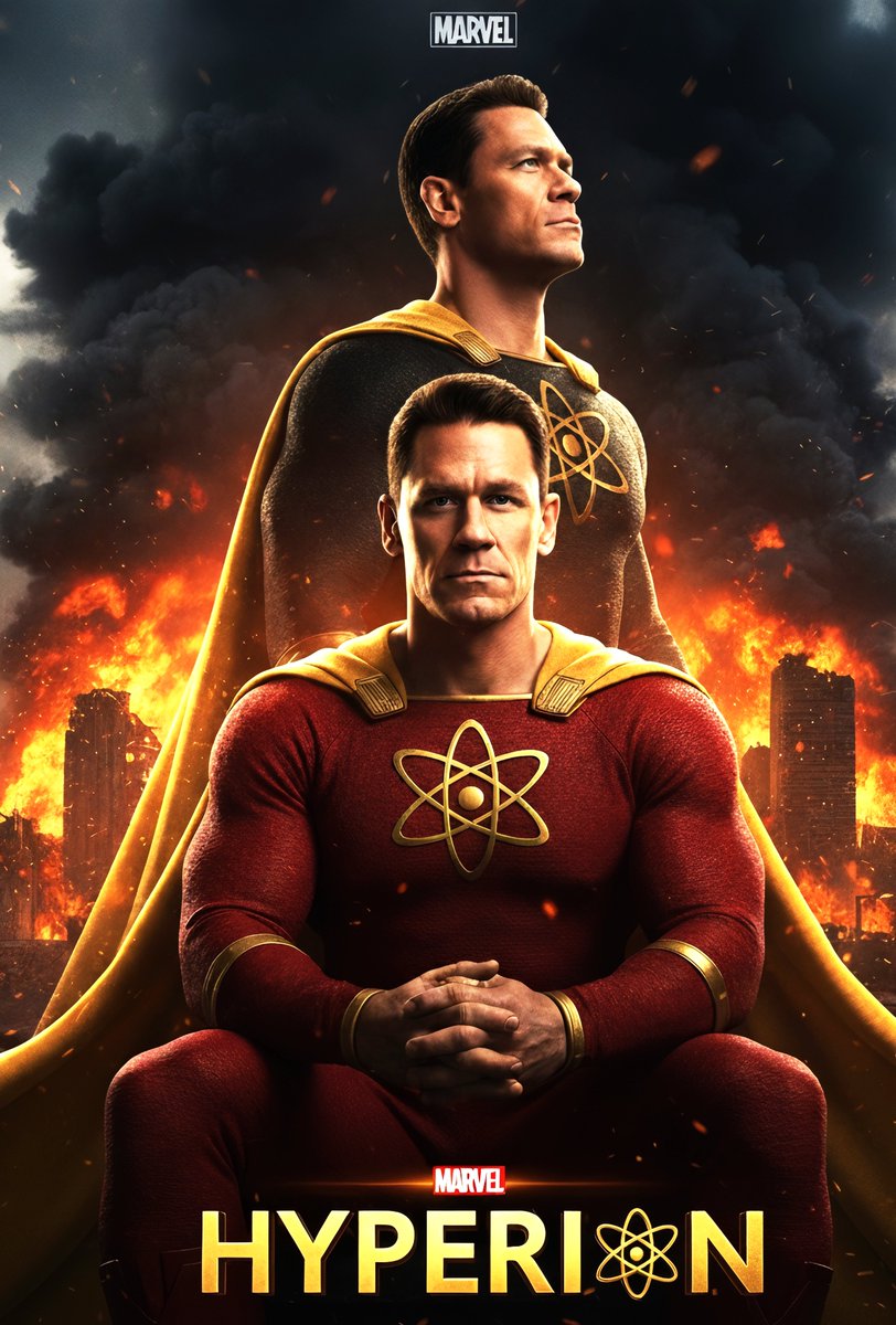 Imagine John Cena as Hyperion in the MCU 

<a href="/MarvelStudios/">Marvel Studios</a>  <a href="/Marvel/">Marvel Entertainment</a>  <a href="/JohnCena/">John Cena</a> #MarvelStudios #JohnCena #Hyperion