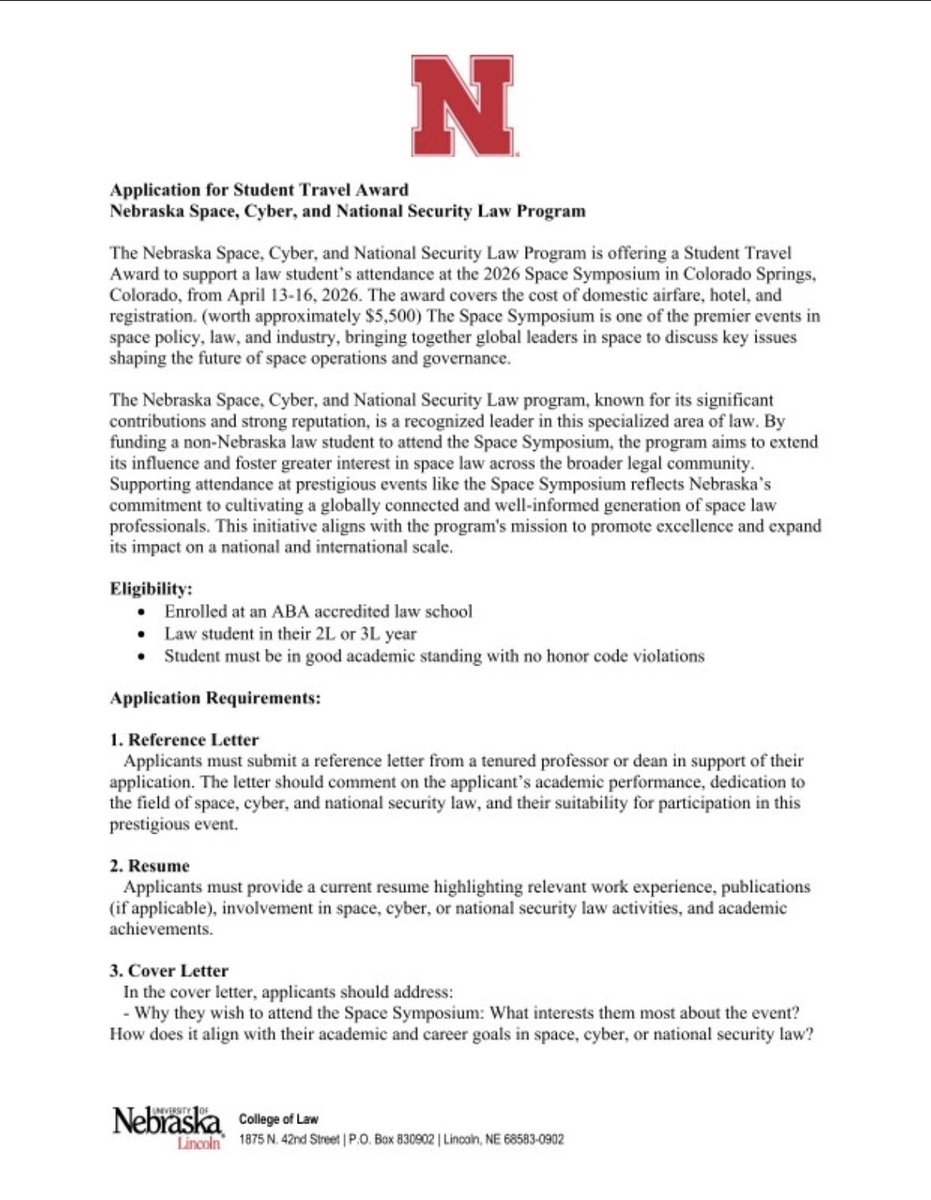 Nebraska Space Cyber National Security Law tweet media