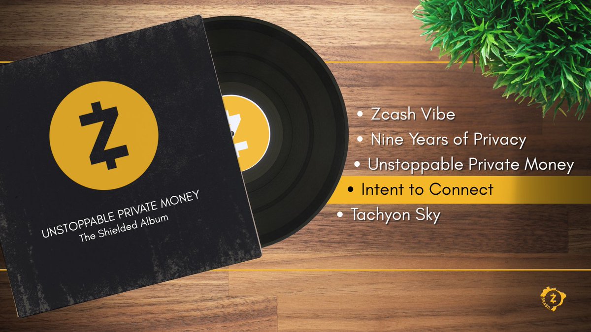 zcashbrazil's tweet image. The Shielded Album - Track #4 is now available!🎶  

&quot;We’ve got the intent to connect, our hearts in a global set. Zashi’s wallet, shielded by default, NEAR Intents powering the vault. Let’s build the bridge, let freedom reflect, In every swap, every protect.&quot; - Zcash.

👉 Intent…