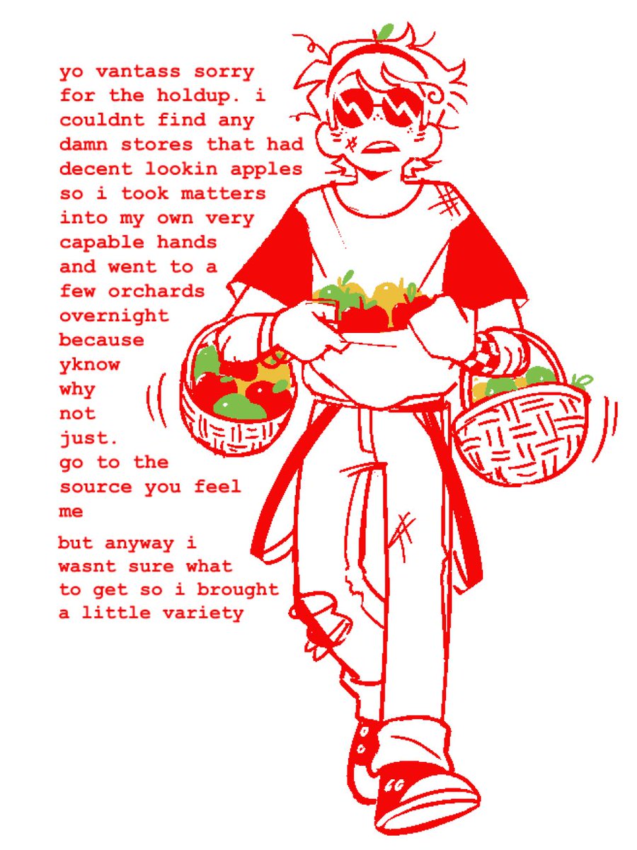 notyourStrider's tweet image. how about them apples