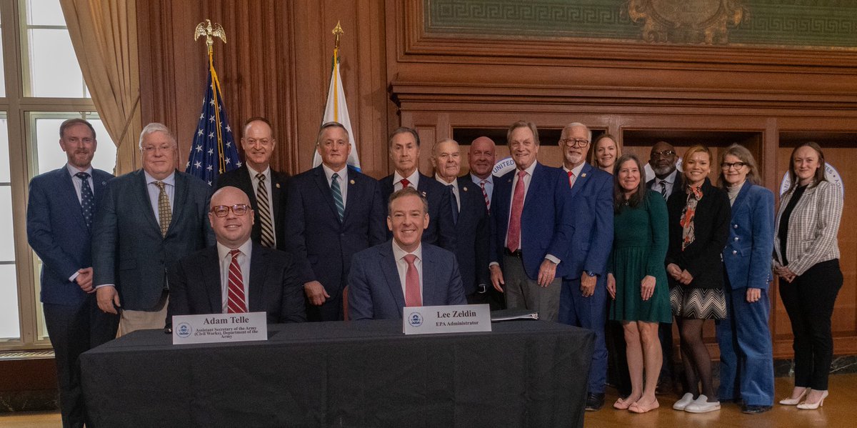 RepMessmer's tweet image. After decades of bureaucratic failure, federal regulations for American waters are finally being clarified.

Thank you @epaleezeldin for fixing WOTUS and protecting the needs of Hoosier farmers and businesses!