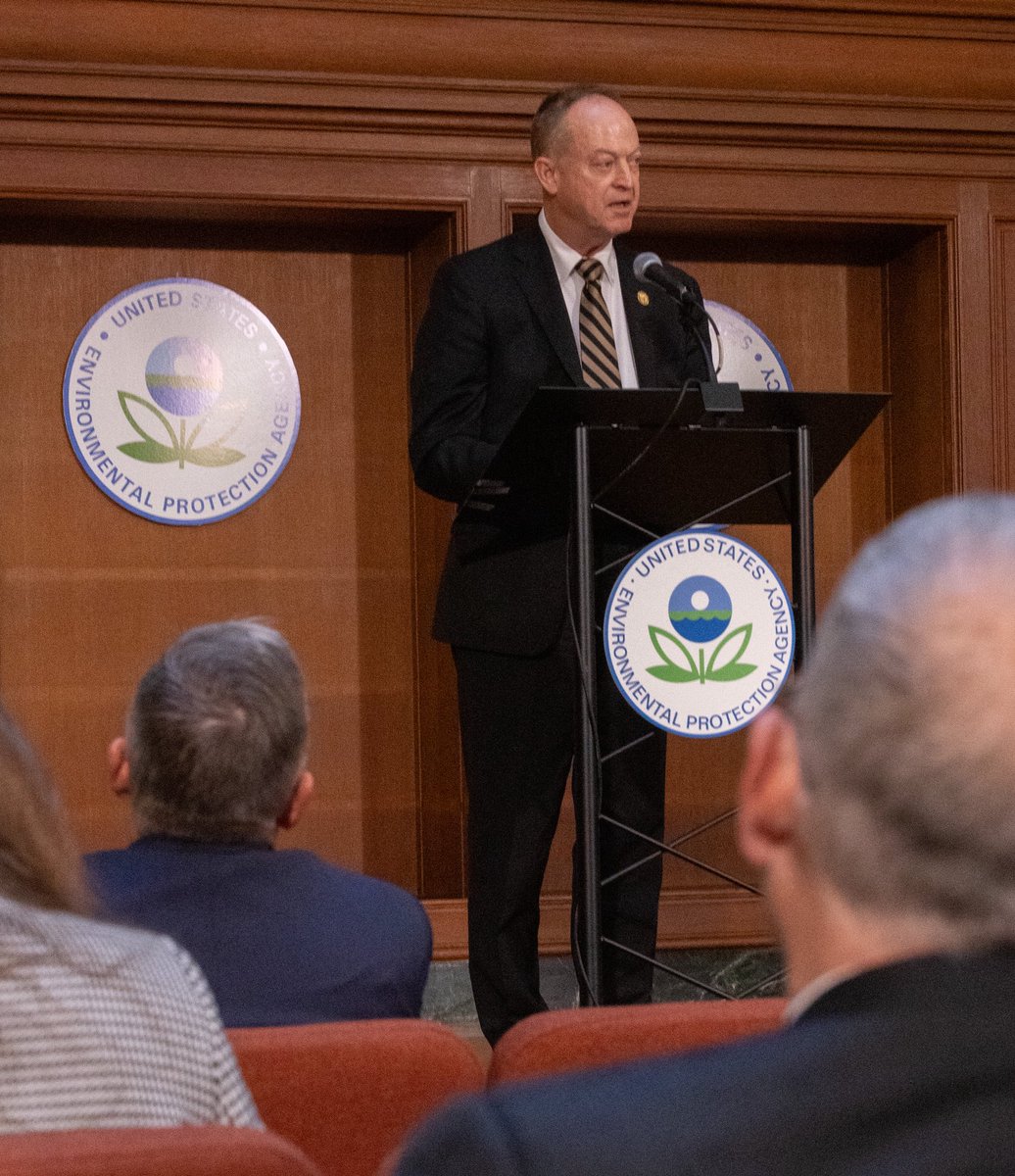 RepMessmer's tweet image. After decades of bureaucratic failure, federal regulations for American waters are finally being clarified.

Thank you @epaleezeldin for fixing WOTUS and protecting the needs of Hoosier farmers and businesses!