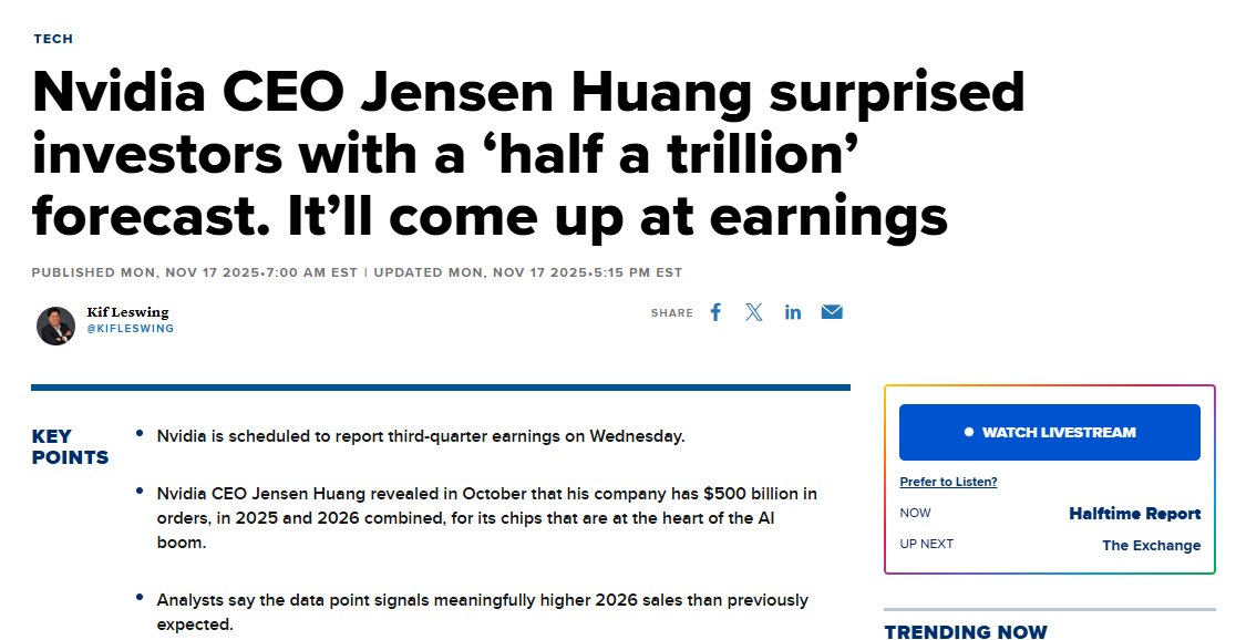 nvidia demand article