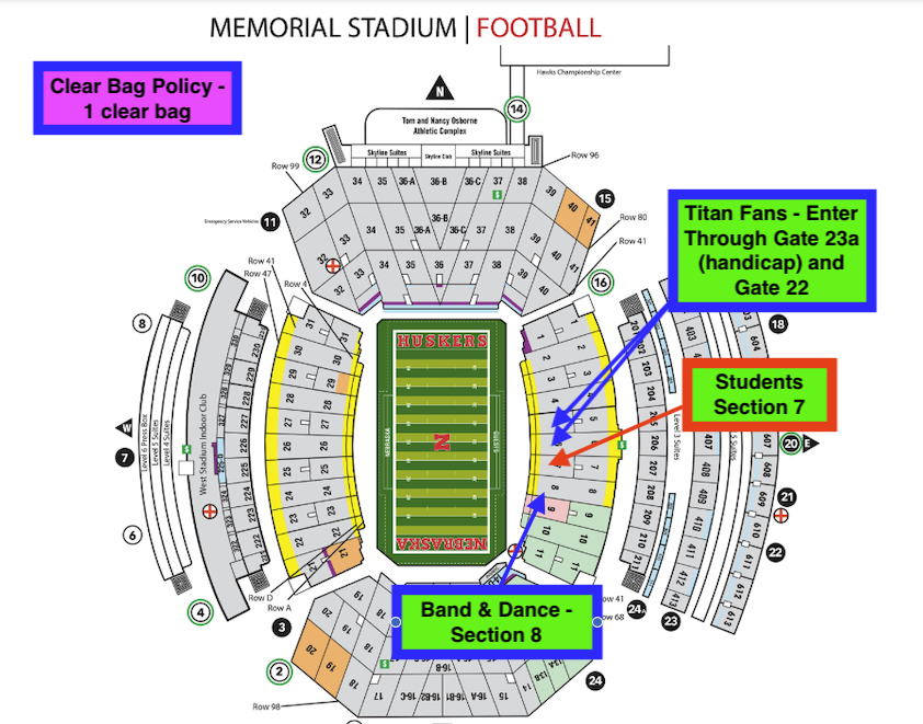 One week from today!  The Titans will be in Memorial Stadium for the Class A State Championship! 

Tickets: gofan.co/event/5138663?… 

Everything is cashless! Clear bag policy!