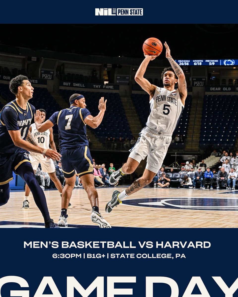 PennStNILStore's tweet image. Tomorrow @PennStateMBB takes on @HarvardMBB at home in the Fight for Literacy Game 🏀
