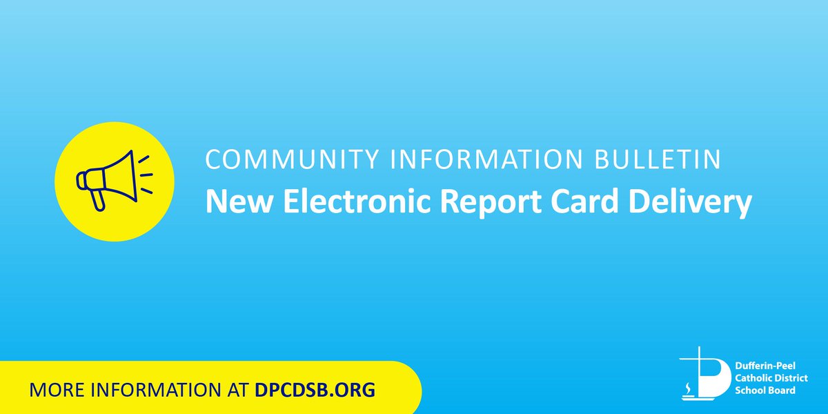 DPCDSBSchools's tweet image. We&apos;re transitioning to an electronic delivery system for elementary &amp;amp; secondary report cards. During this transition, report cards will be distributed to students &amp;amp; also accessible through the Parent Portal.

Elementary: dpcdsb.org/download/539208 
Secondary: dpcdsb.org/download/539209