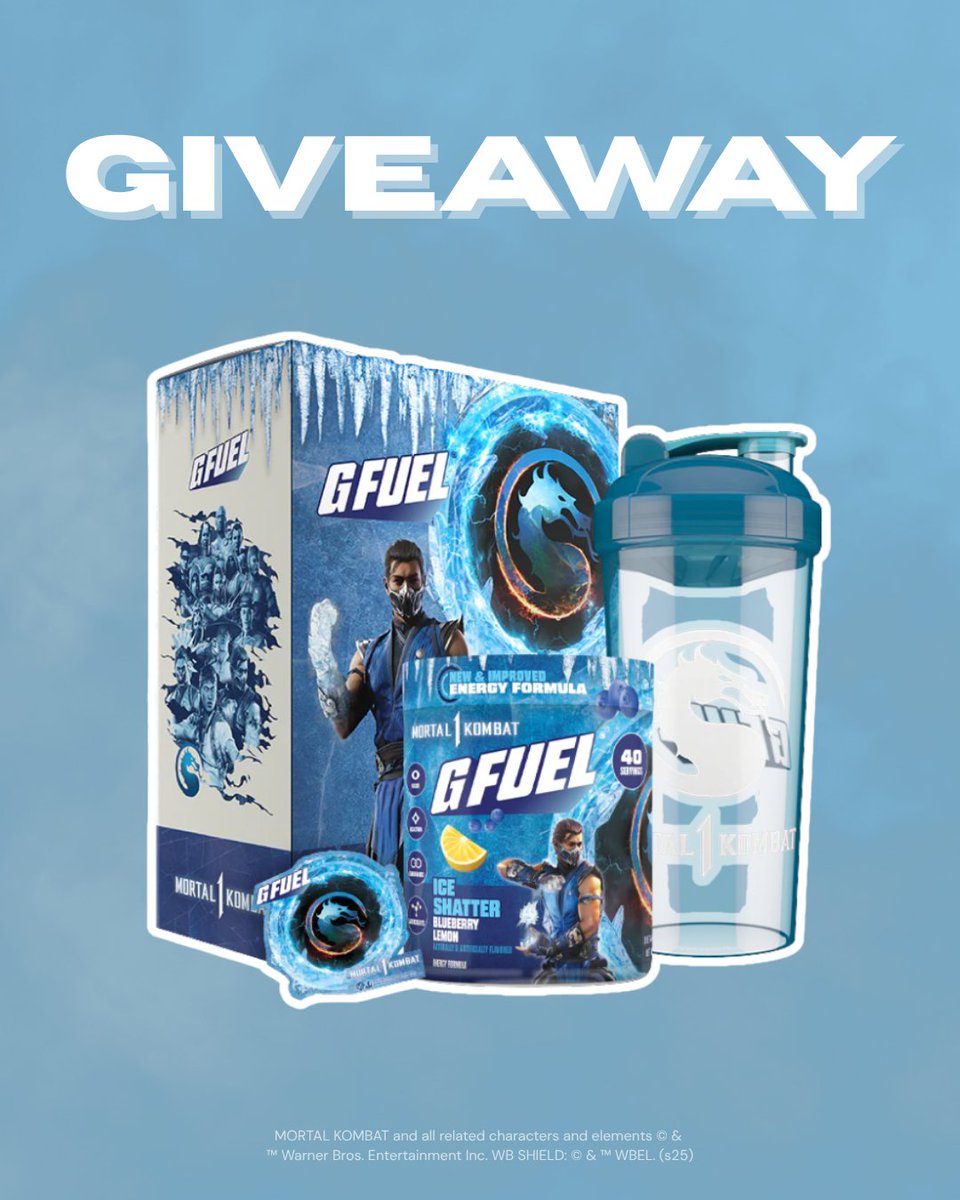 GFuelEnergy's tweet image. 🧊 ICE SHATTER 2.0 GIVEAWAY

🧊 LIKE + RT TO ENTER TO WIN THIS COLLECTOR&apos;S BOX!

🧊 Shop the Ice Shatter 2.0 Collector&apos;s Box 👉 gfuel.ly/4r5s7Pd