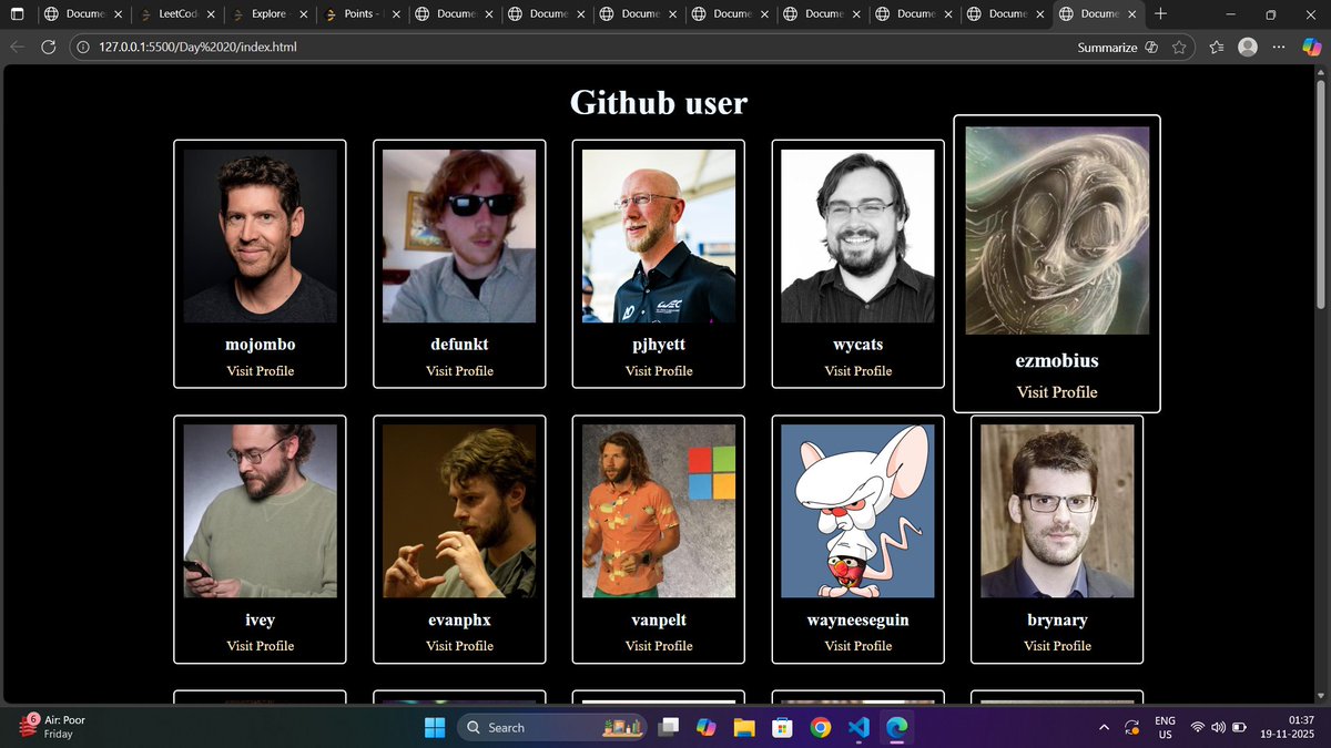 BarnwalNit81849's tweet image. Day 20 of javascript done !
Just completed an in depth session on Async/Await in javascript and hands on a project using this topic
#JavaScript  #mernstack