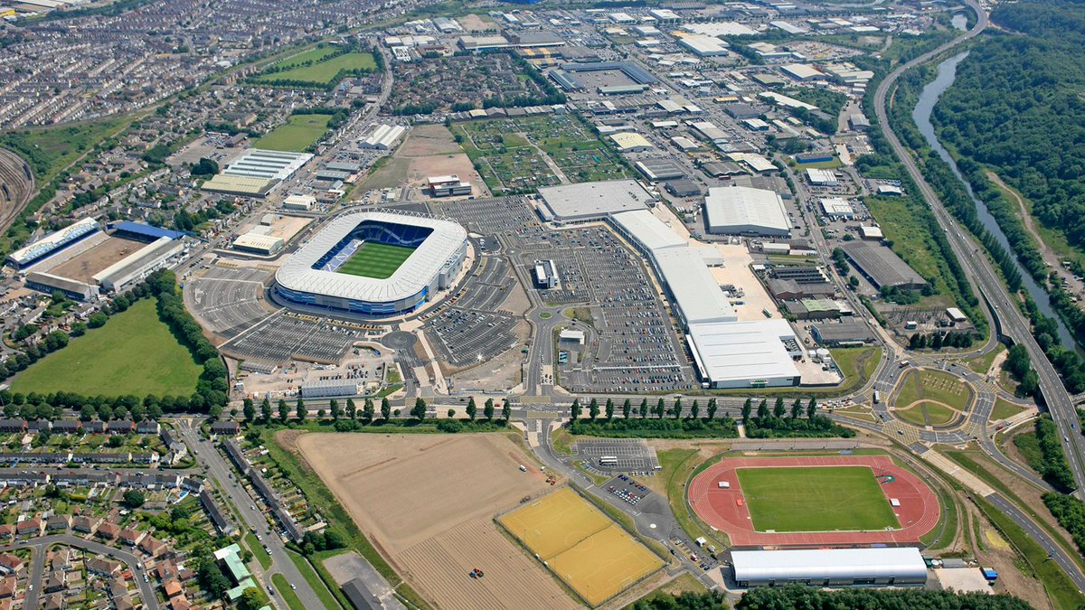 An ariel view of a #SkyBetLeagueOne stadium 🏟️ 

But which stadium is it?🤔