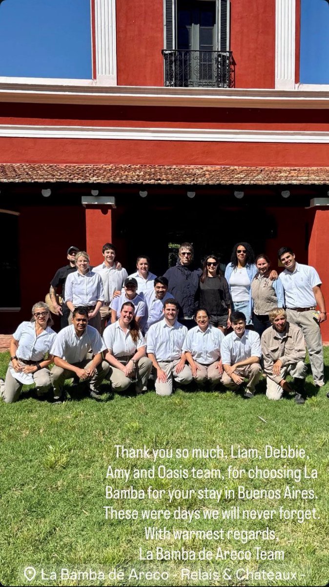 Al final Liam no estaba jodiendo. Efectivamente estaba en una estancia en San Antonio de Areco que esta llena de animales. El loco cuerdo.