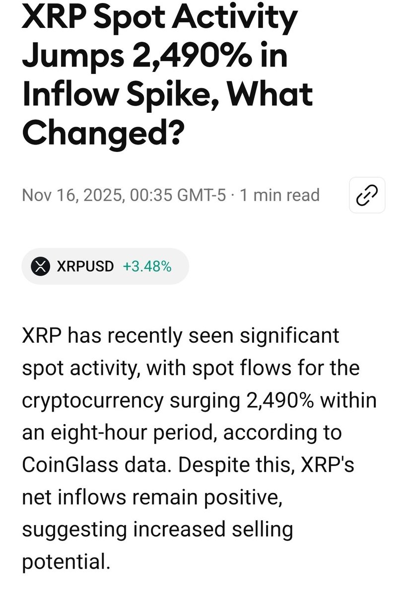 Natep717's tweet image. 📣#XRPNews #XRP ETF &quot;XRPC&quot; inflows are going crazy this is bullish for $XRP‼️ if XRP can break and hold 3.00 USD that&apos;s a sign of recovery. Follow me for more stock and #CryptoNews predictions and T.A. 🚀