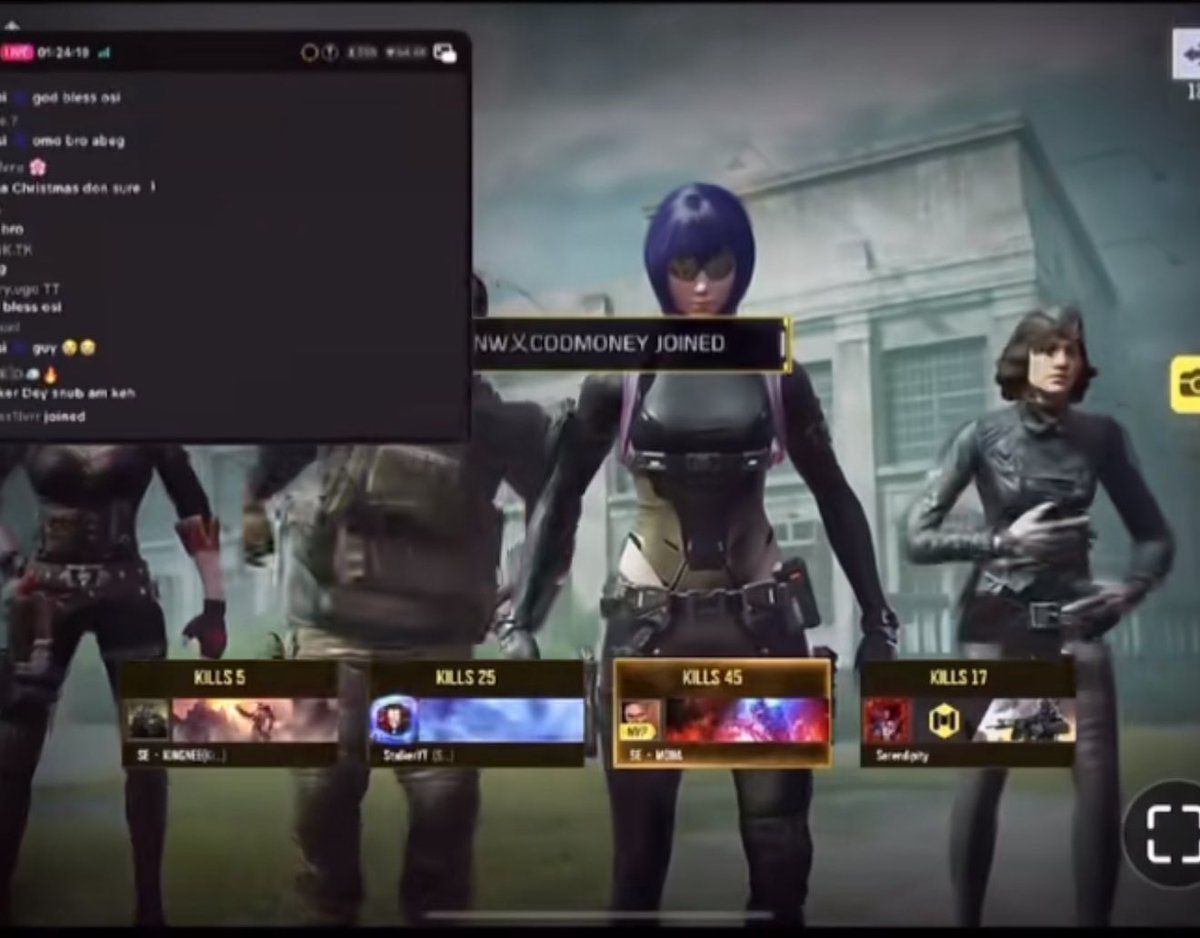 Liverecordcodm's tweet image. Mona  just completed the 1M naira kill challenge 😭🔥 45kills  #CallofDuty 

Credit 📺 Mona TK