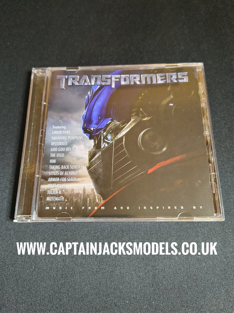 CaptainJModels's tweet image. Transformers CD Movie Soundtrack.
Collectable physical media in superb condition at low prices.
captainjacksmodels.co.uk

#transformers #michaelbay #michaelbaytransformers #captainjacksmodels #moviesoundtrack #moviesoundtracks #filmsoundtracks #physicalmedia #physicalmediaforever