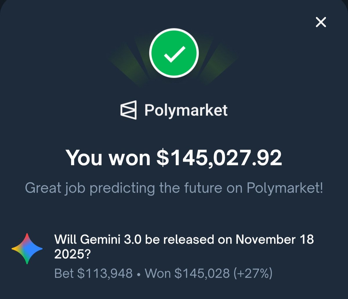 What a successful(ly predicting) day! 😂 

My only regret is not putting more liquidity. <a href="/Polymarket/">Polymarket</a> <a href="/PolymarketTrade/">Polymarket Traders</a>