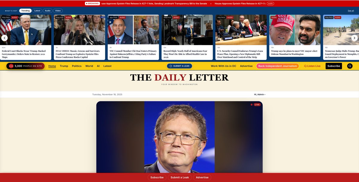 simonateba's tweet image. Our media bomb dailyletter.tv is now 95 percent ready as we wire the video and audio platforms to the overall experience. It&apos;s going to be breat.