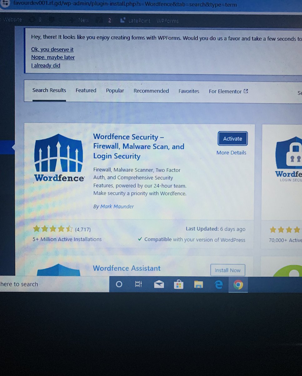 favourdev1's tweet image. Day 18 of 30 
My WordPress Challenge!

Installed Wordfence for security and UpdraftPlus for backups. Backed up my site files successfully, feels good to stay protected💻✨

#MyWordPressChallenge #WordPressSecurity #TechLearning #PurposeDriven