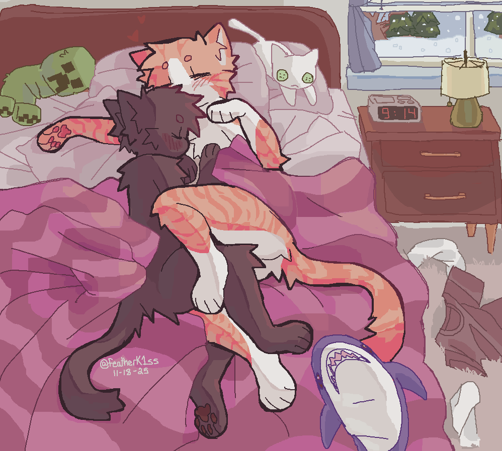 featherk1ss's tweet image. 🐈‍⬛🐈❤️‍🔥