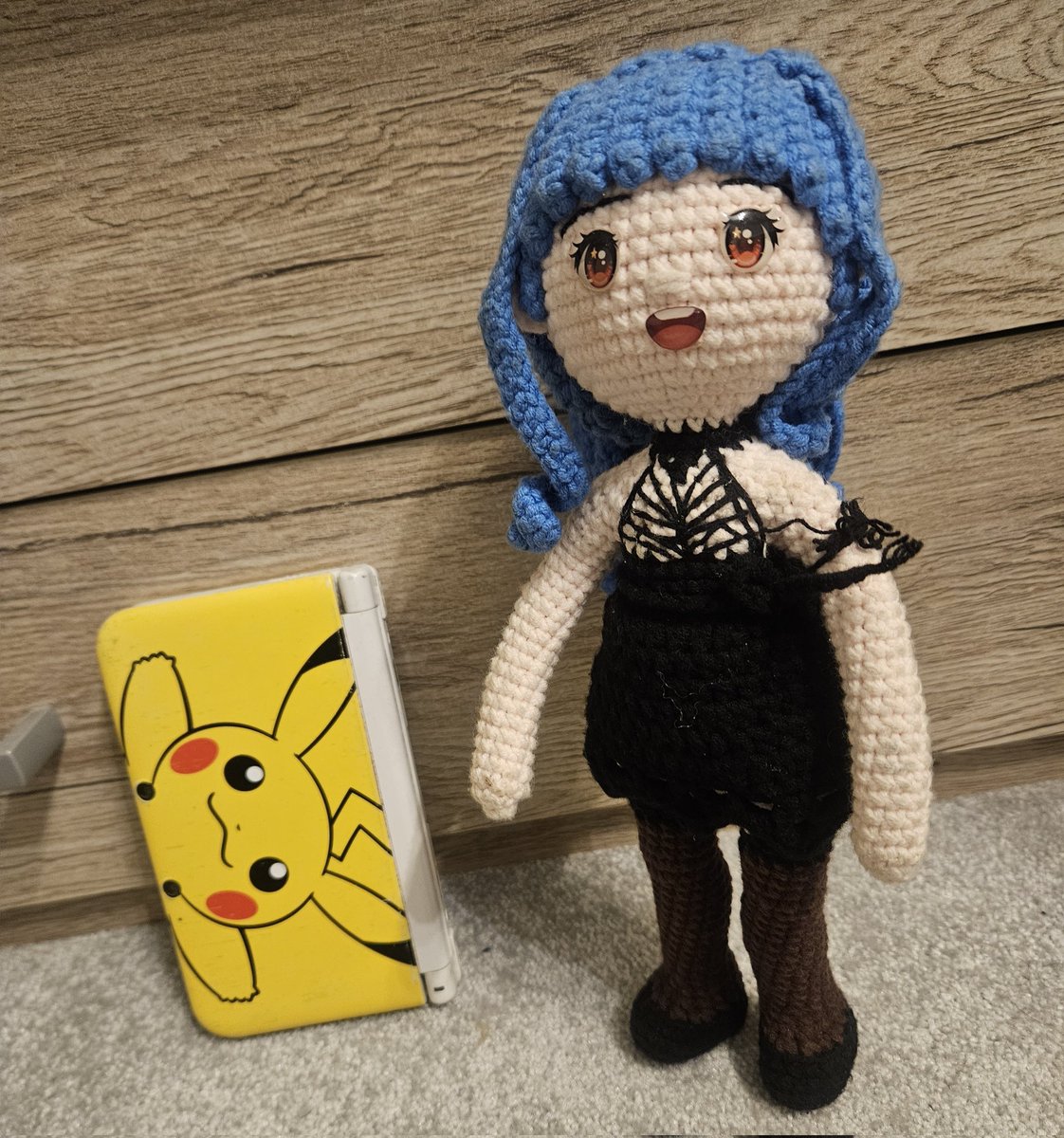 Kyonko_VT's tweet photo. Its #TueDSday, so here's my Pikachu 3DS XL ๐๐ https://t.co/CzYwTi1Ndm