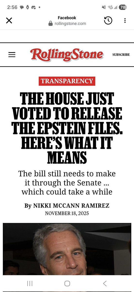 Per <a href="/RollingStone/">Rolling Stone</a> the Epstein Files vote has passed - <a href="/SecondHouseRV/">Second House Remote Viewing</a> predicted this back on November 4th