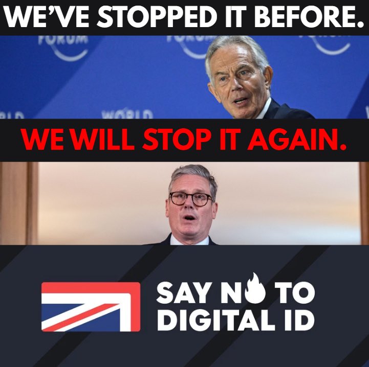 We’ve stopped it before, we will stop it again. 

No to Digital ID.