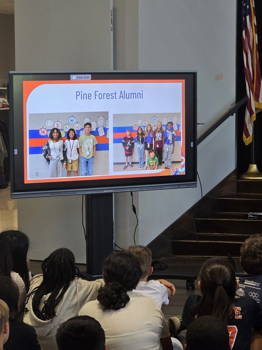 Thank you <a href="/AMSTIGERS_AVID/">AMS AVID</a> for coming to <a href="/HumbleISD_PFE/">Pine Forest Elem</a> to let our 5th graders know all things AVID!!!