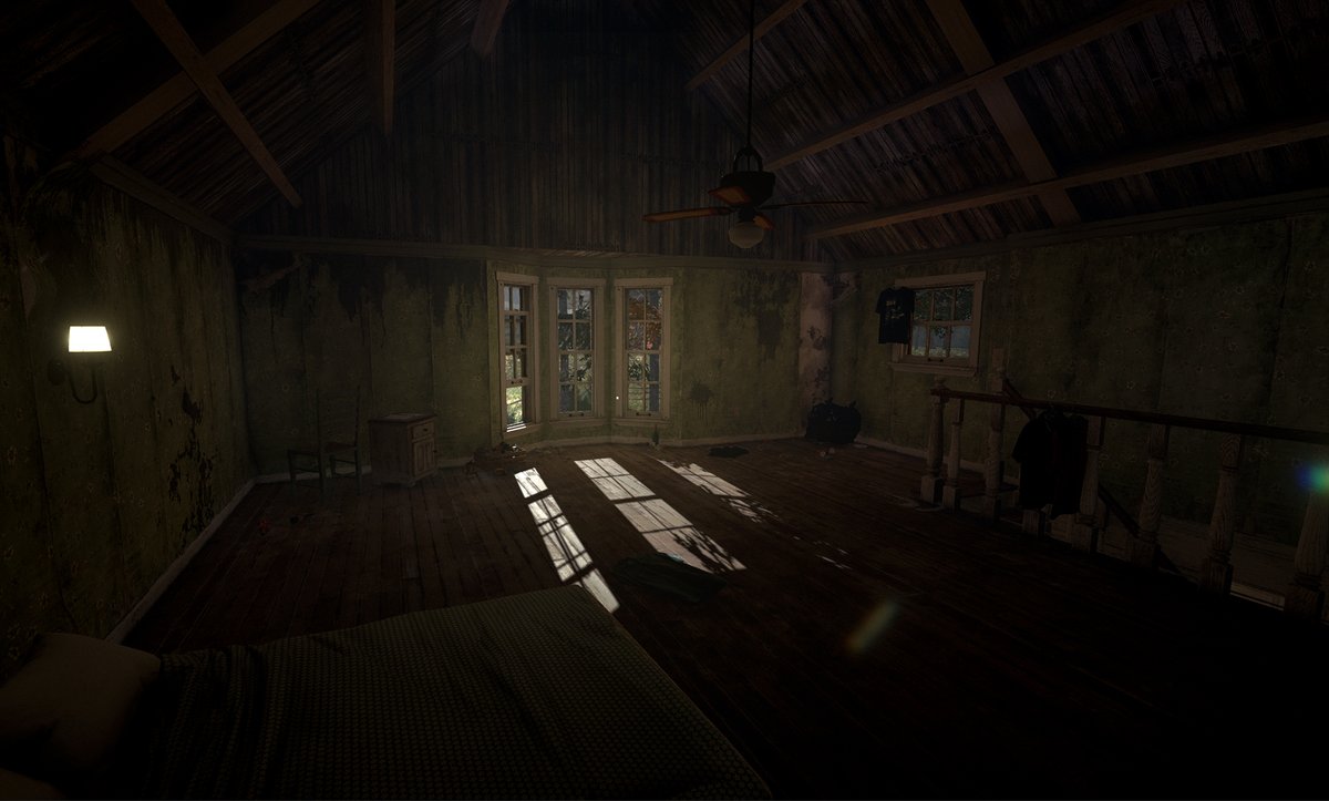 DavidWehle's tweet image. The demo for We Harvest Shadows only had real-time lighting which hurt performance and looked only OK. We&apos;ve put tons of work into using the new Adaptive Probe Volumes in Unity, and it&apos;s looking great. It makes the mornings look inviting and the nights TERRIFYING. #madewithunity