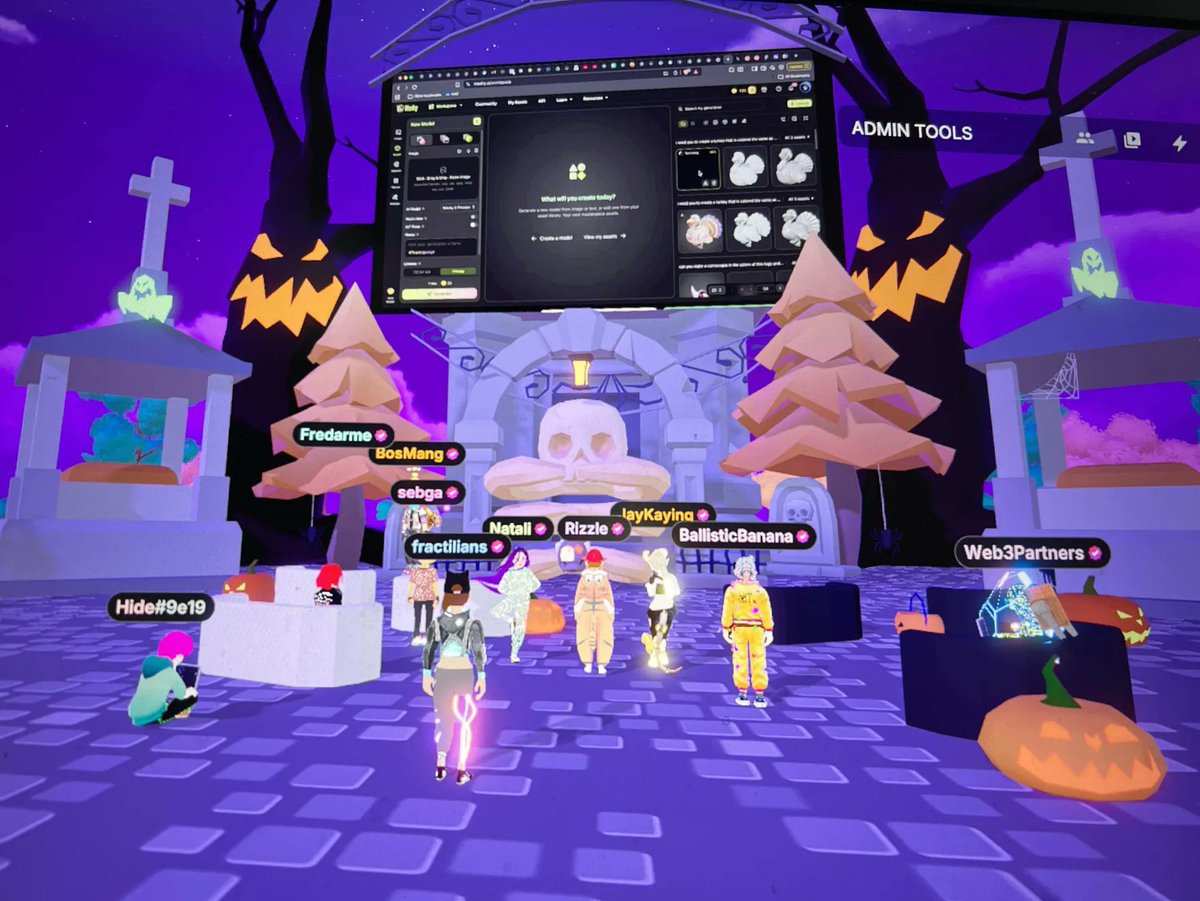 Thanks again to everyone who hung out with <a href="/NFTland/">Rizzle</a> and me today in <a href="/decentraland/">Decentraland</a>. 🙏🏾Loved seeing so many new faces in the mix :) 

Giveaway winners will be announced later today or first thing in the morning—keep an eye out!

<a href="/ballisticb/">BallisticBanana ☠️🆙🦾🍌</a> <a href="/FredarmeDCL/">Fredarme 🧚‍♀️</a> <a href="/Xsebga/">sebga</a> <a href="/alanhowickDCL/">Alan Howick In Decentraland</a>